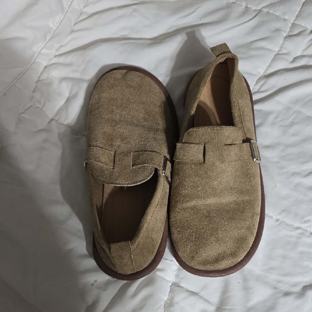 Tan Suede Loafers